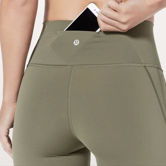 Lululemon Wunder Under Hi-Rise Tight Mesh Green Women's 6 - Picture 5 of 12